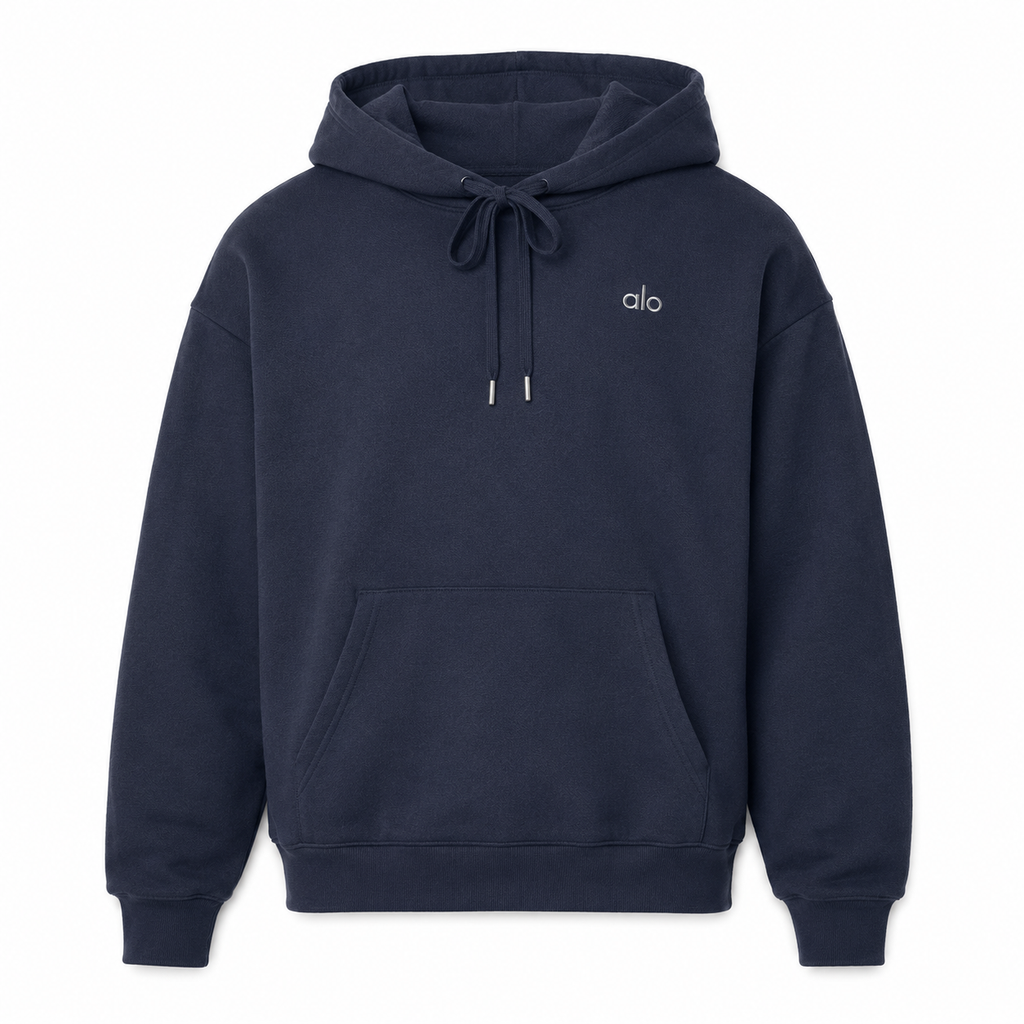 Sudadera Hoodie Alo Yoga Accolade Azul Navy