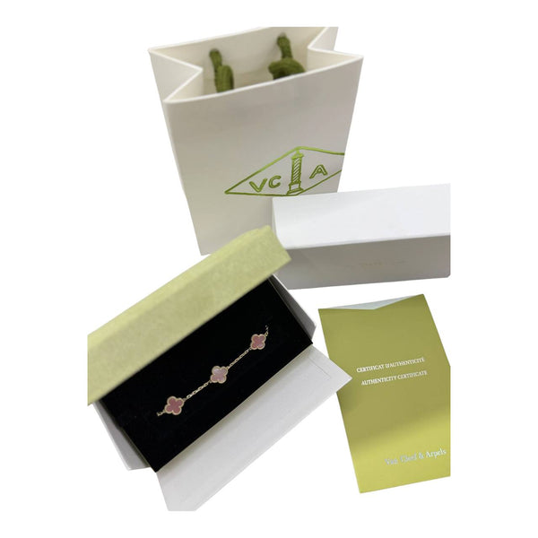 Van Cleef Rosa Con Oro