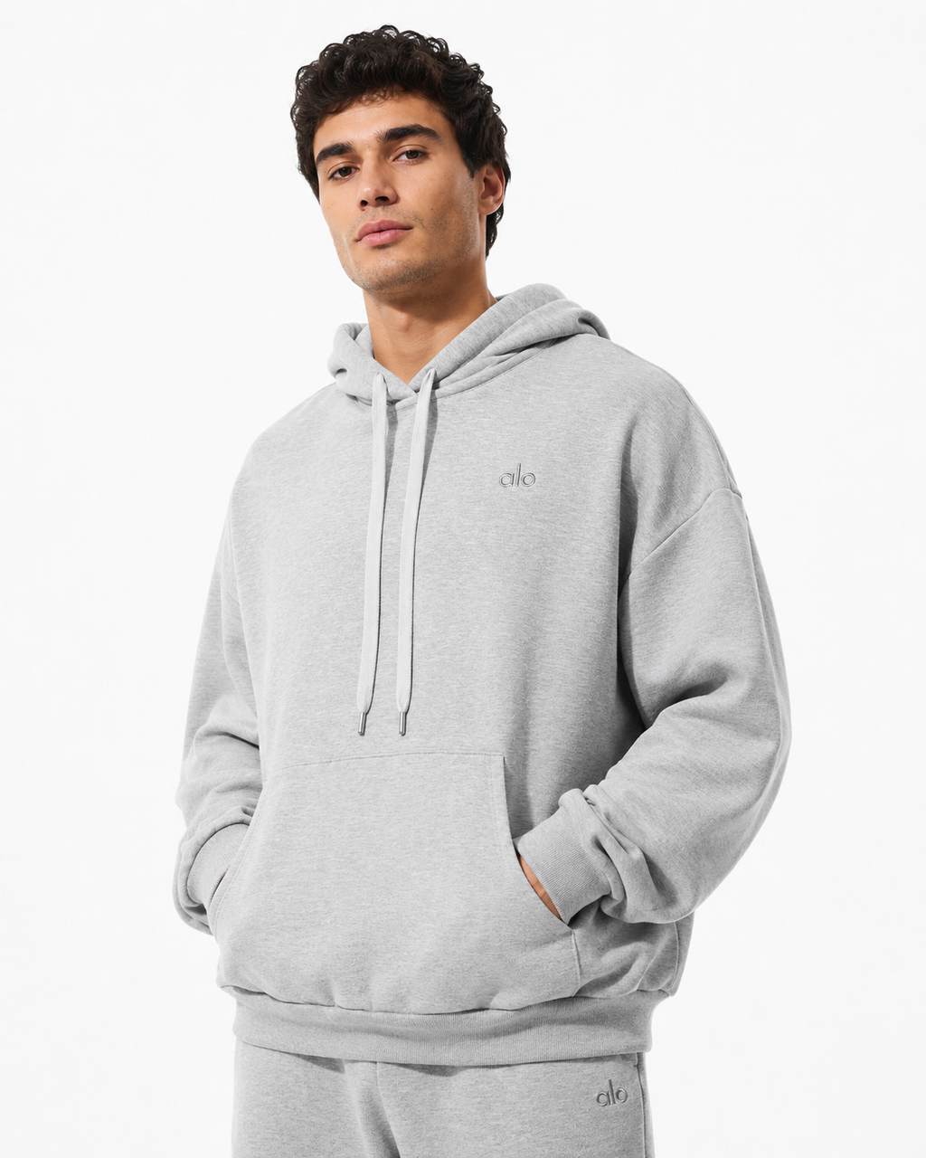 Sudadera Hoodie Alo Yoga Accolade Gris