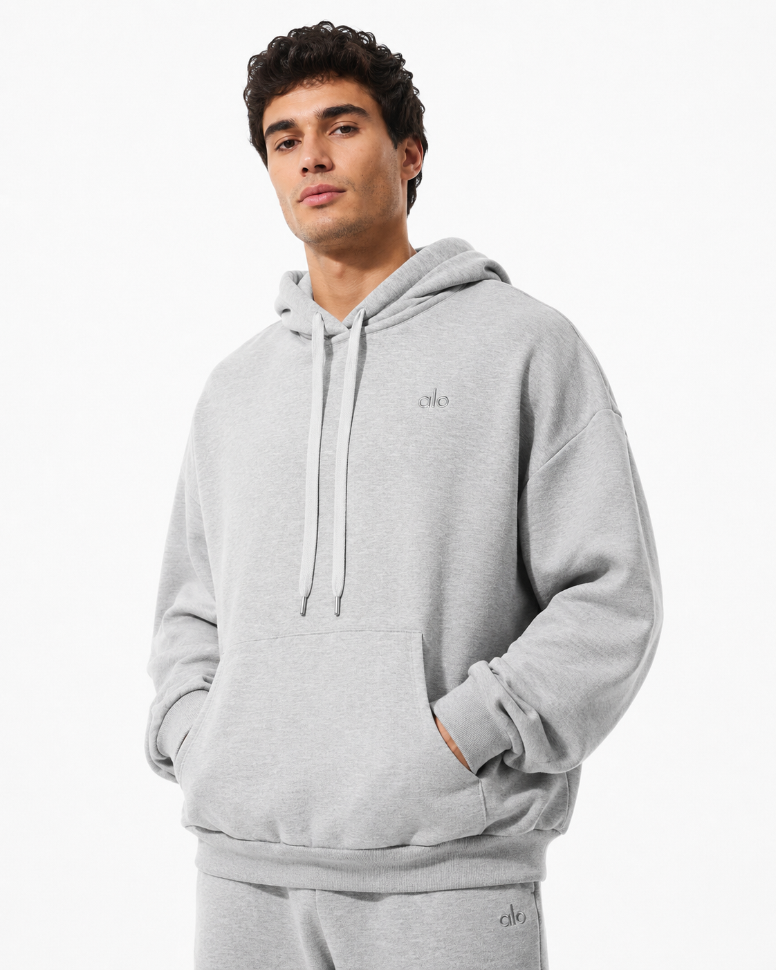 Sudadera Hoodie Alo Yoga Accolade Gris