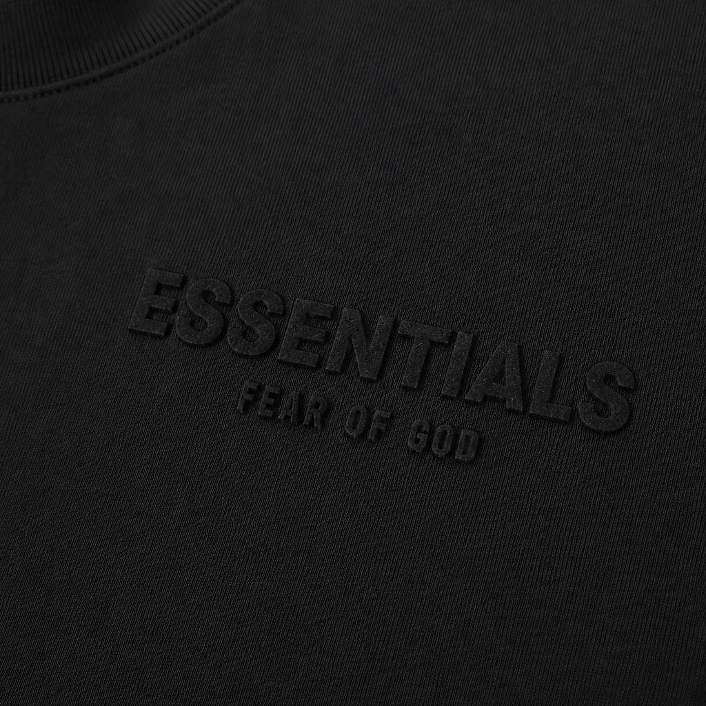 Camiseta Playera Essentials Fear Of God Stretch Limo Negro