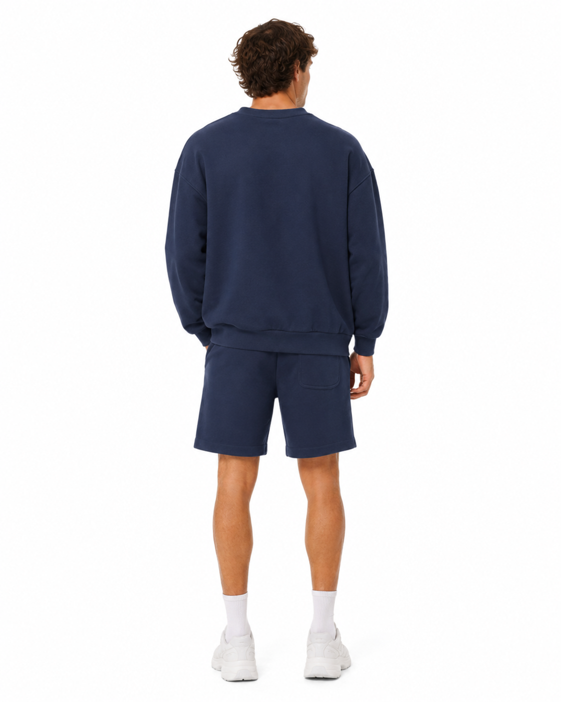 Sudadera Hoodie Alo Crewneck Azul Navy