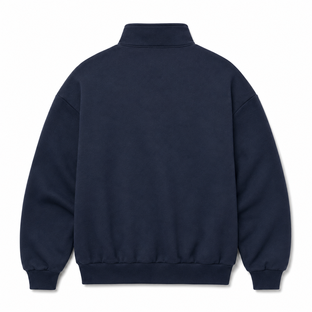 Sudadera Hoodie Alo Zip Azul Navy