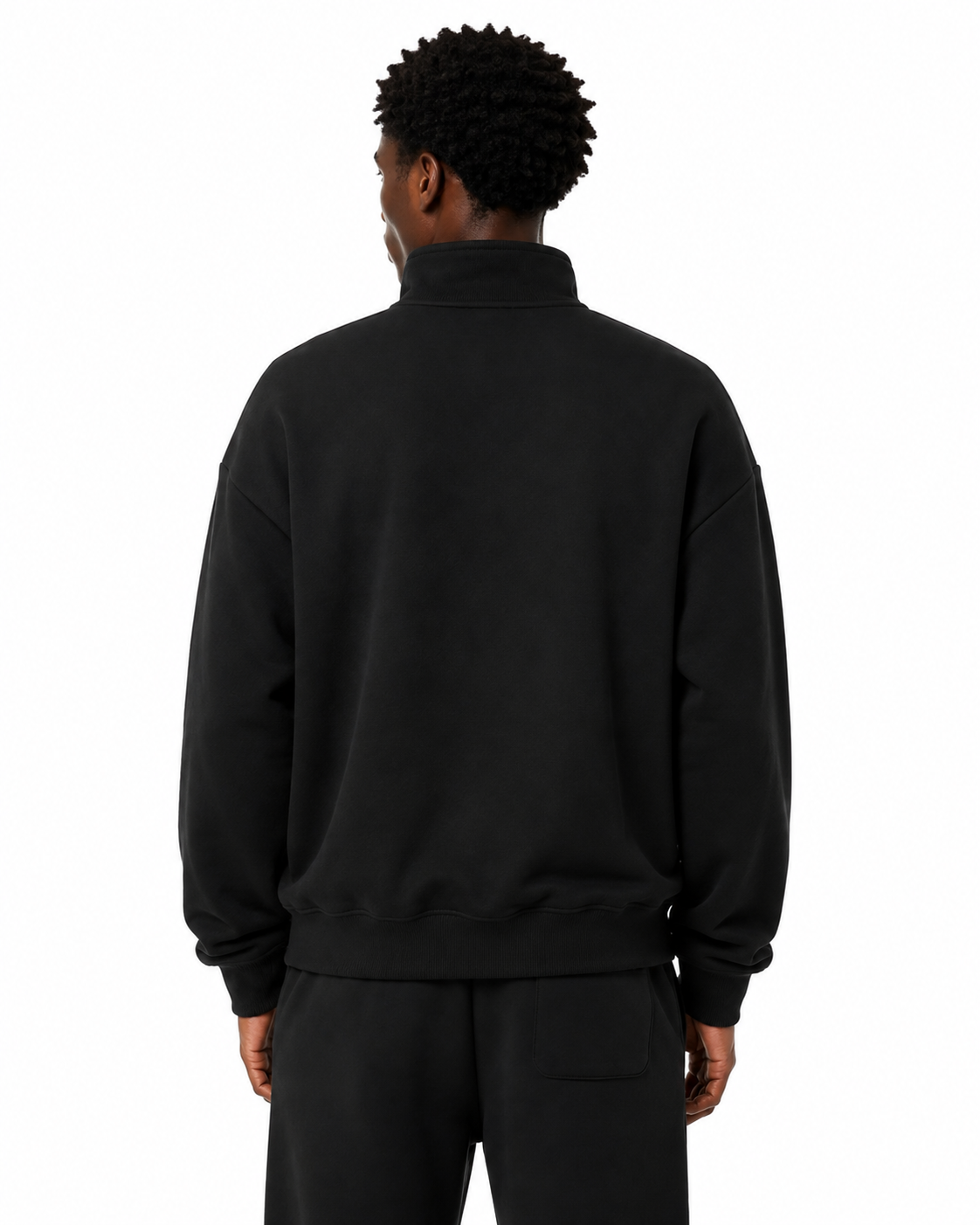Sudadera Hoodie Alo Zip Negro