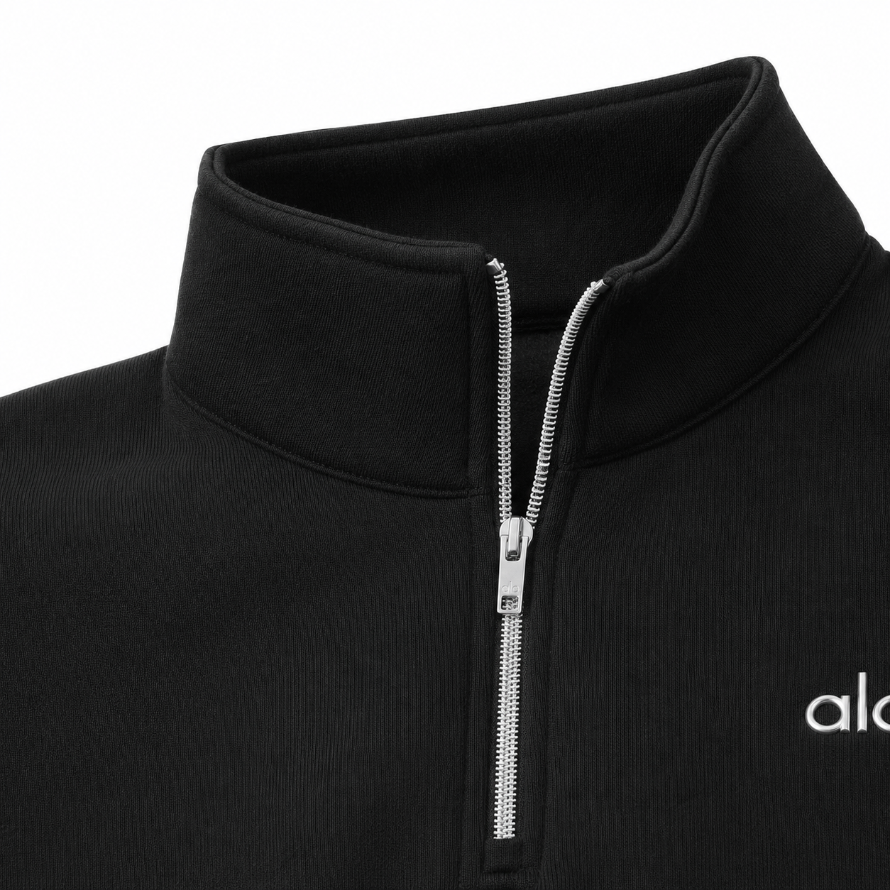 Sudadera Hoodie Alo Zip Negro