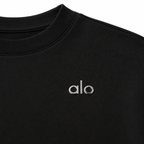 Sudadera Hoodie Alo Yoga Crewneck Negro