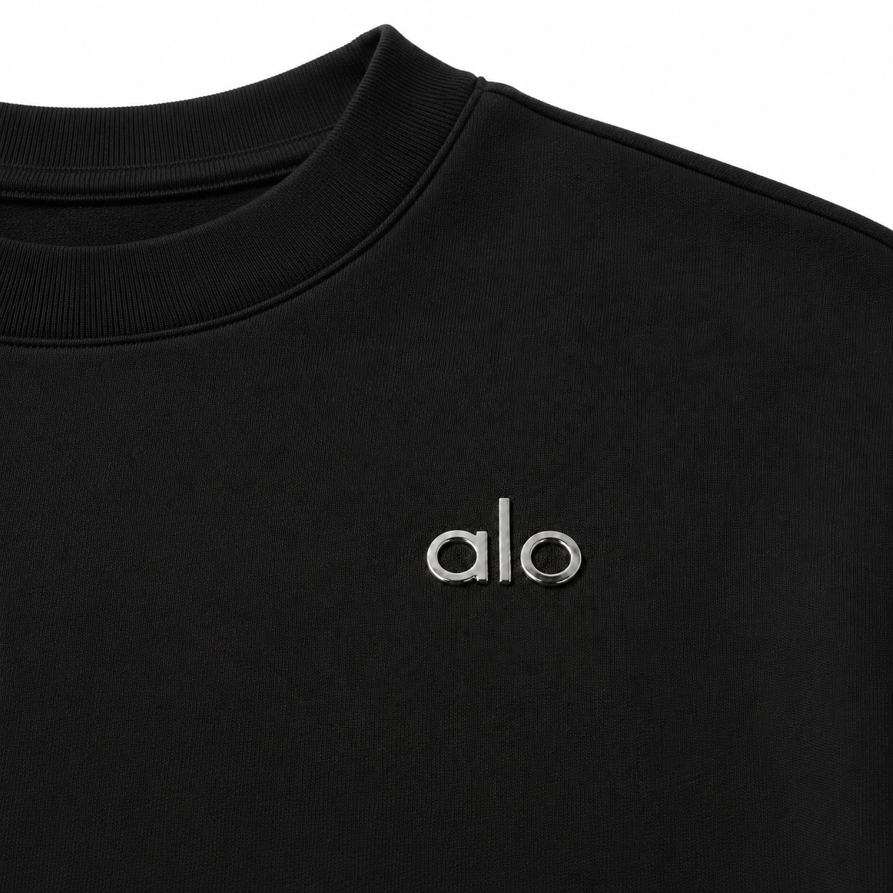 Sudadera Hoodie Alo Yoga Crewneck Negro