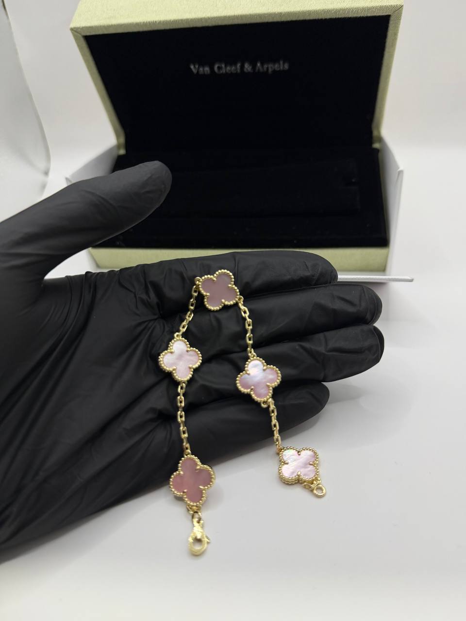 Van Cleef Rosa Con Oro