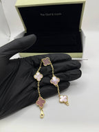 Van Cleef Rosa Con Oro