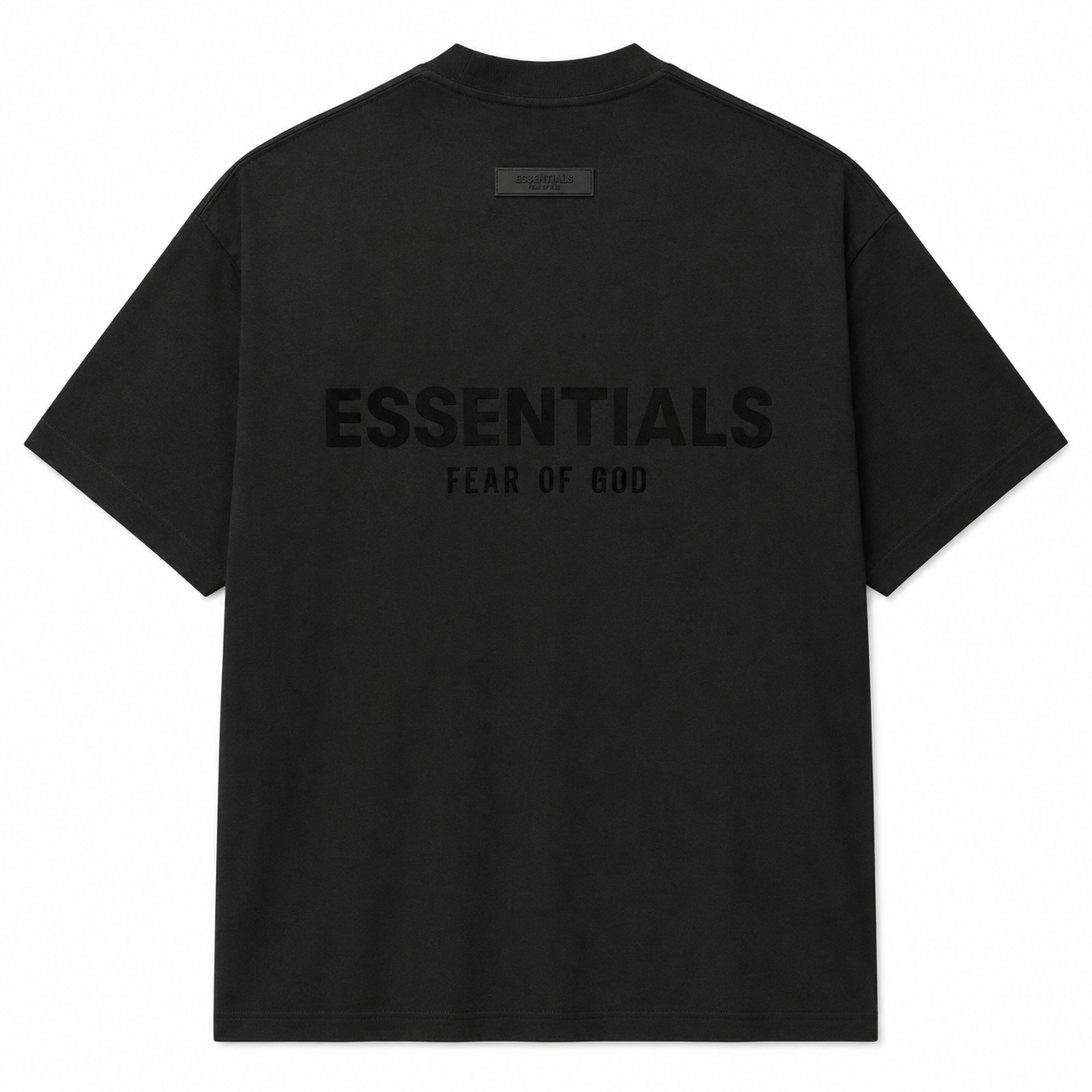 Camiseta Playera Essentials Fear Of God Stretch Limo Negro