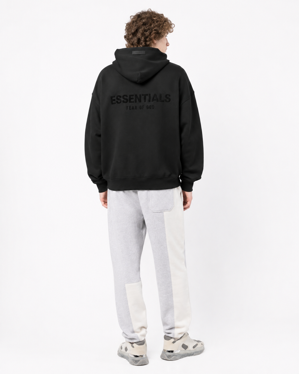 Hoodie Essentials Stretch Limo Black