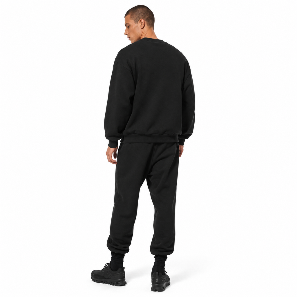 Sudadera Hoodie Alo Yoga Crewneck Negro