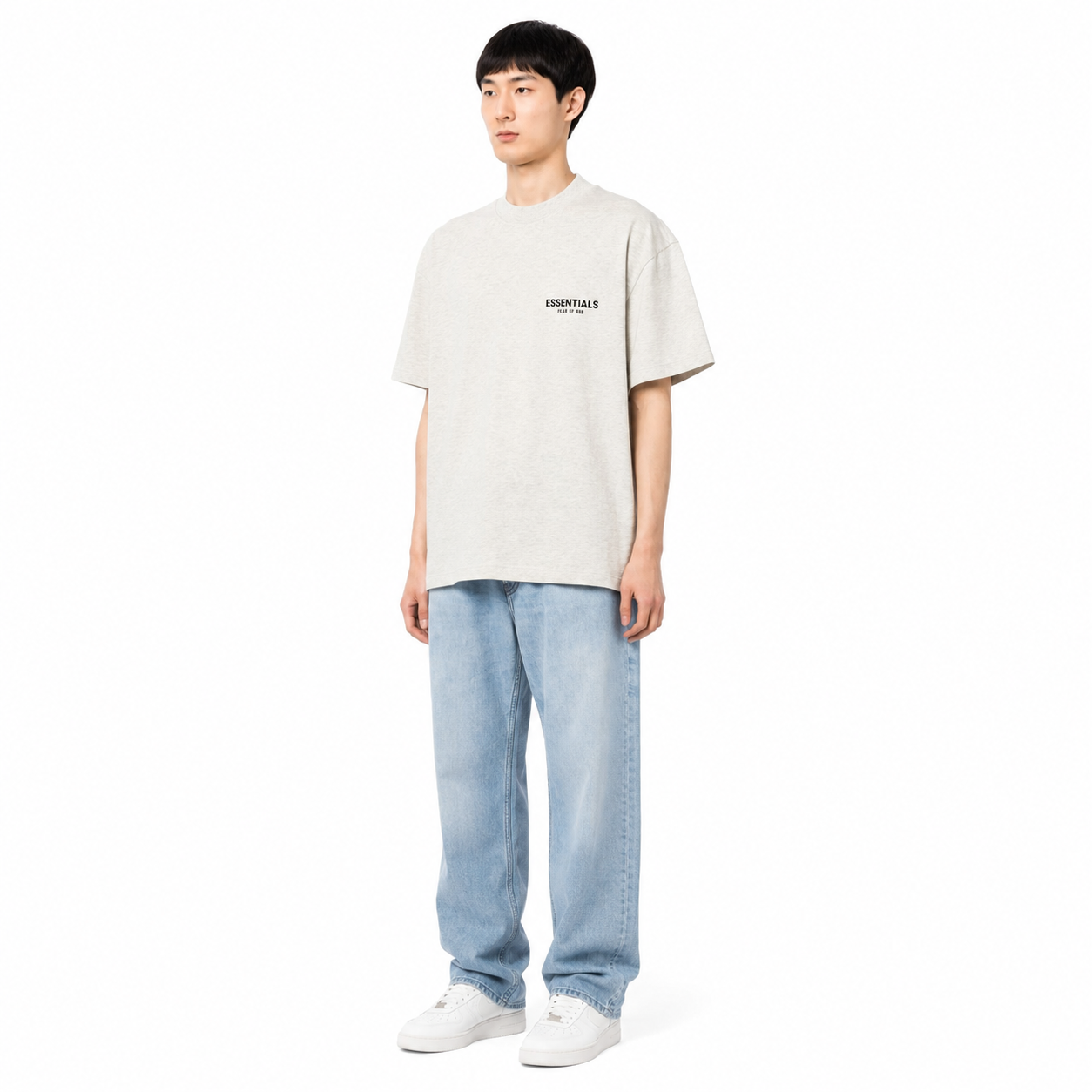 Camiseta Playera Essentials Fear Of God Light Oat Meal