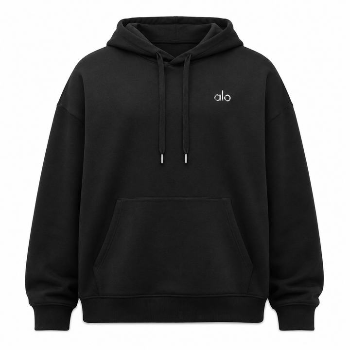 Sudadera Hoodie Alo Yoga Negro Accolade