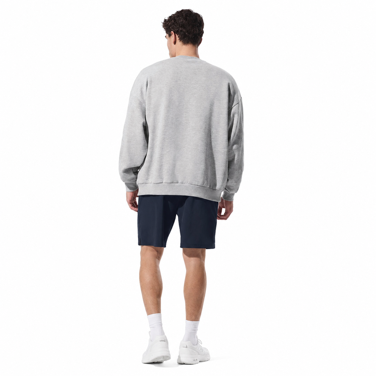 Sudadera Hoodie Alo Crewneck Gris