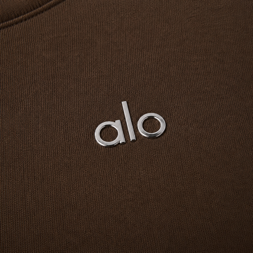 Sudadera Hoodie Alo Crewneck Café Expresso