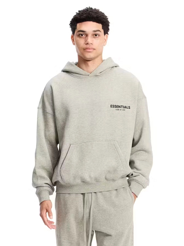 Hoodie Essentials Dark Oat Meal