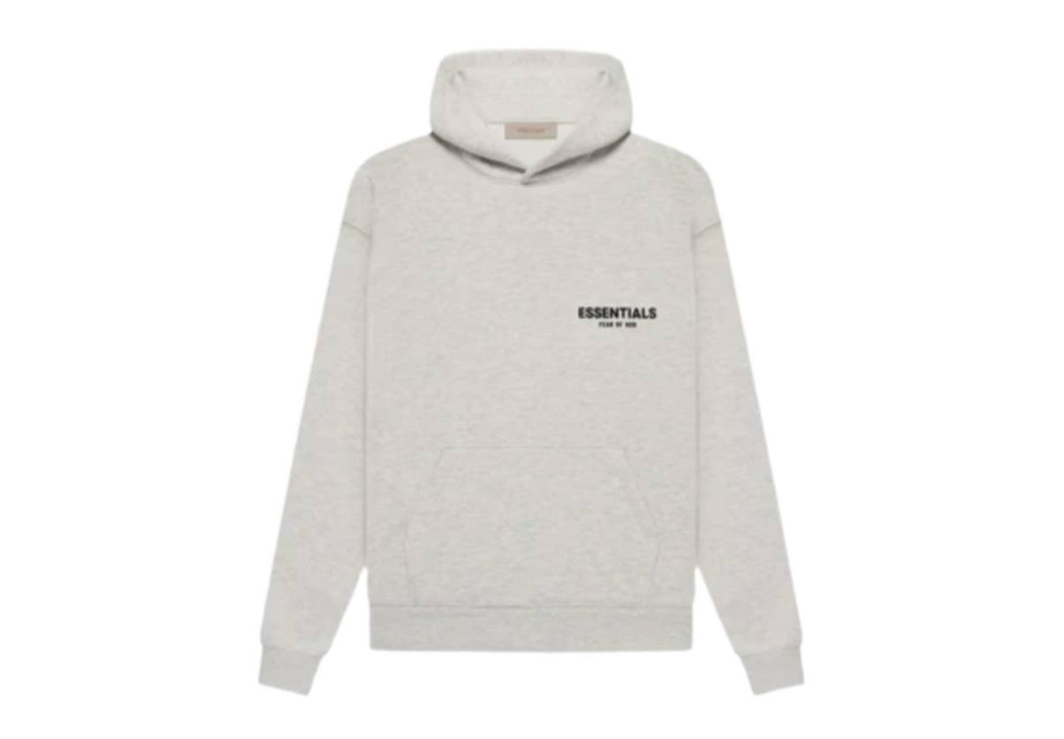 HOODIE ESSENTIALS NEGRA Y BLANCA