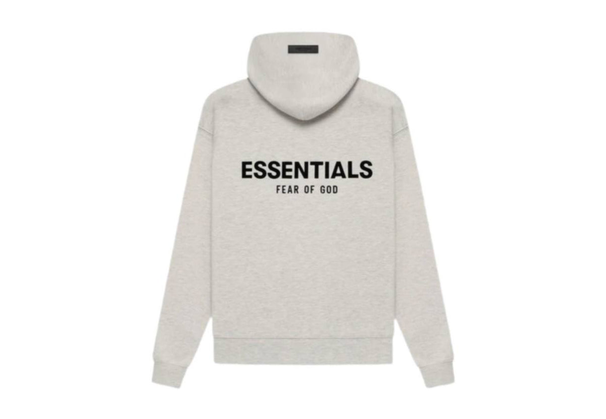 HOODIE ESSENTIALS NEGRA Y BLANCA