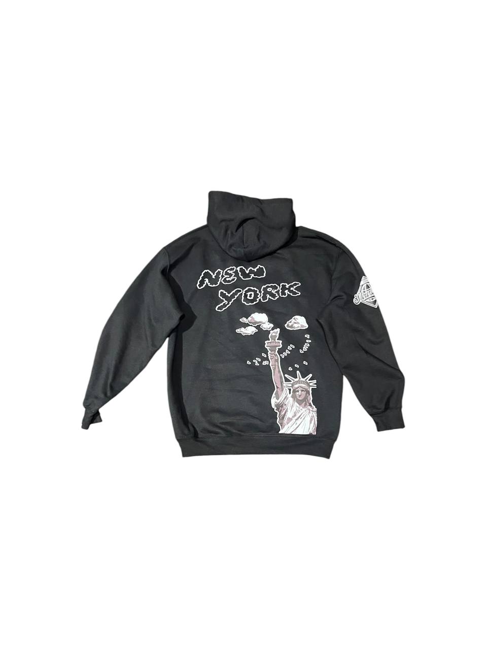 Sudadera NY Clouds Black