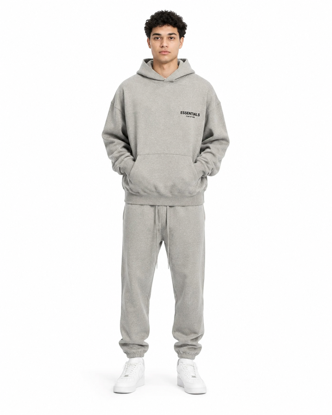 Hoodie Essentials Dark Oat Meal