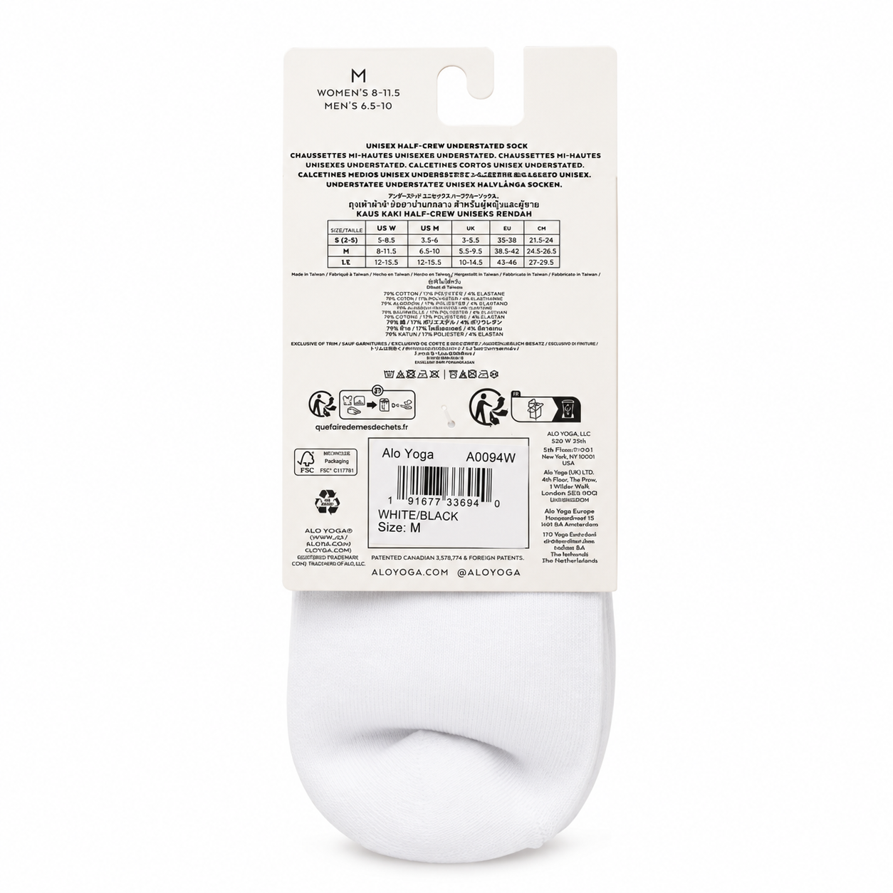 Calcetines Alo Yoga Half Crew Unisex