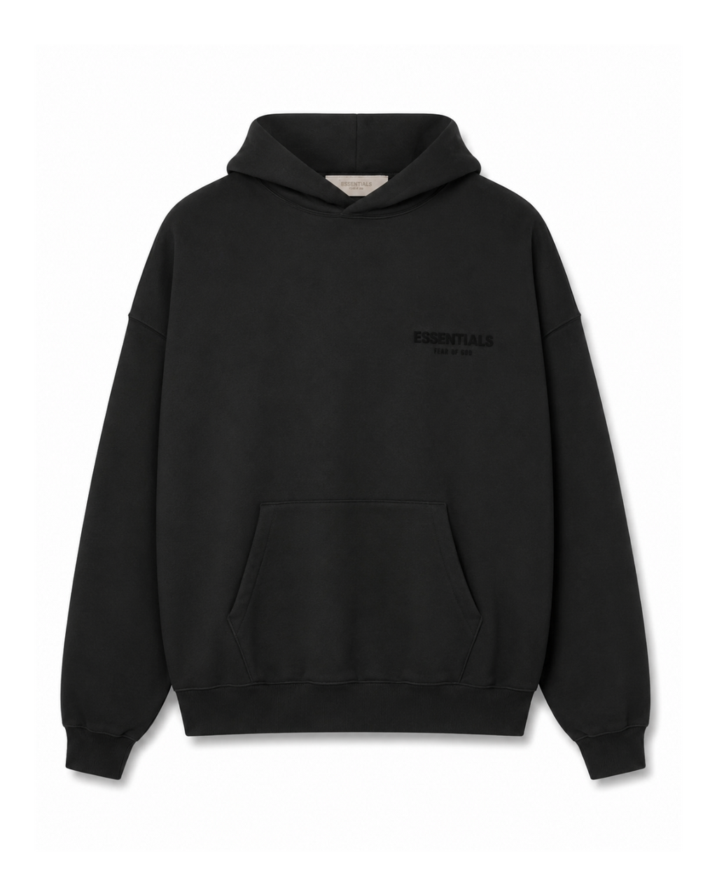 Hoodie Essentials Stretch Limo Black
