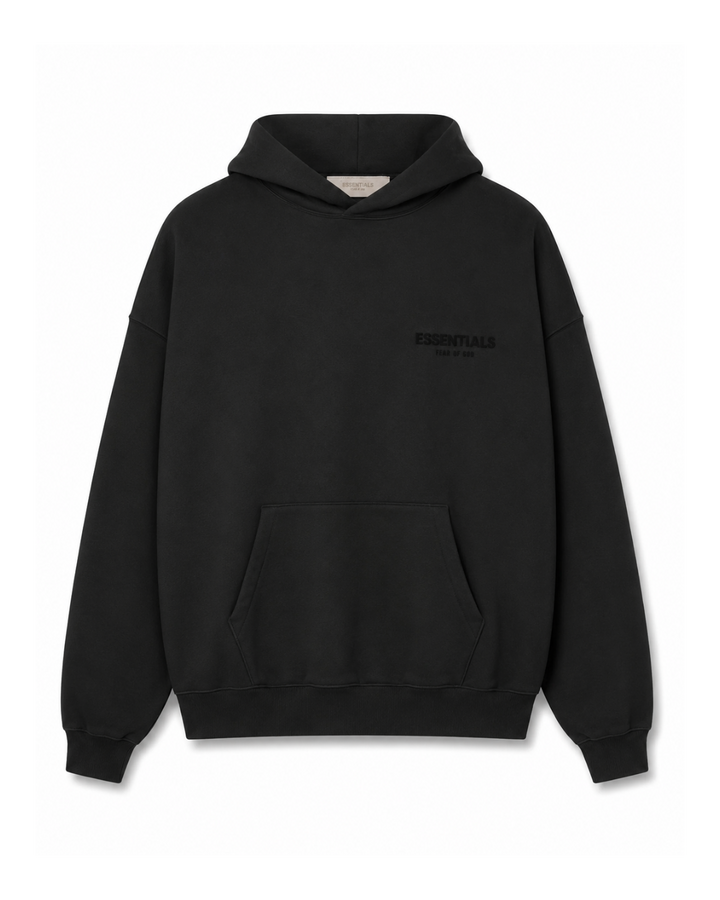Hoodie Essentials Stretch Limo Black