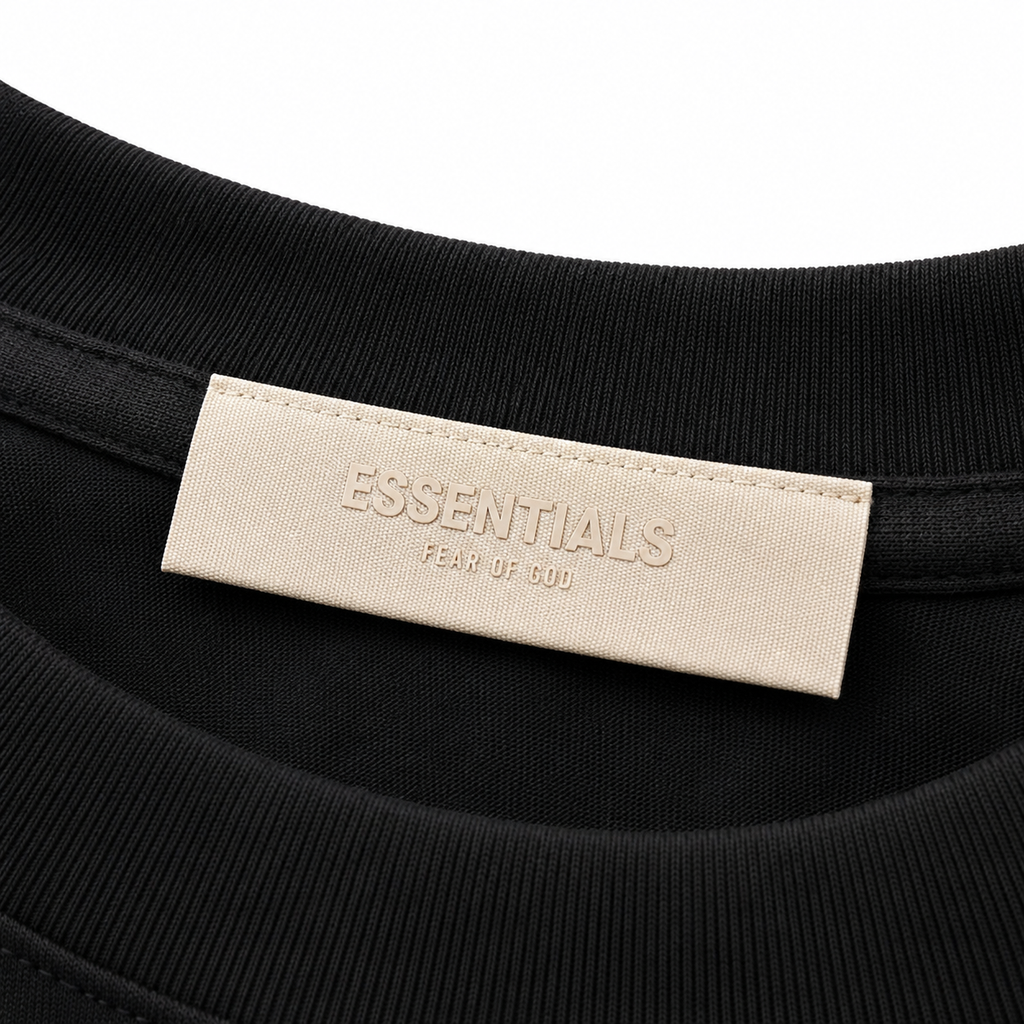 Camiseta Playera Essentials Fear Of God Stretch Limo Negro