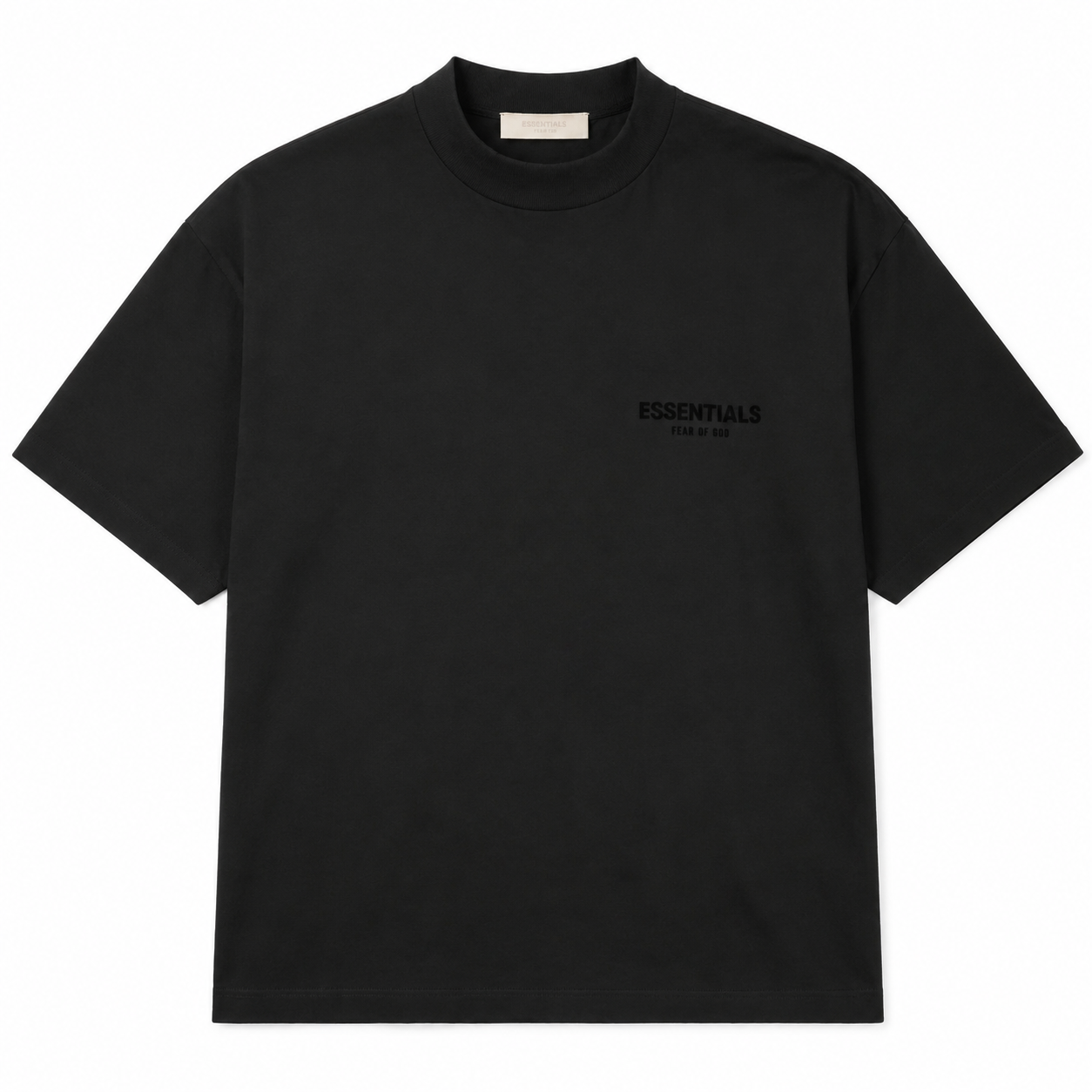 Camiseta Playera Essentials Fear Of God Stretch Limo Negro