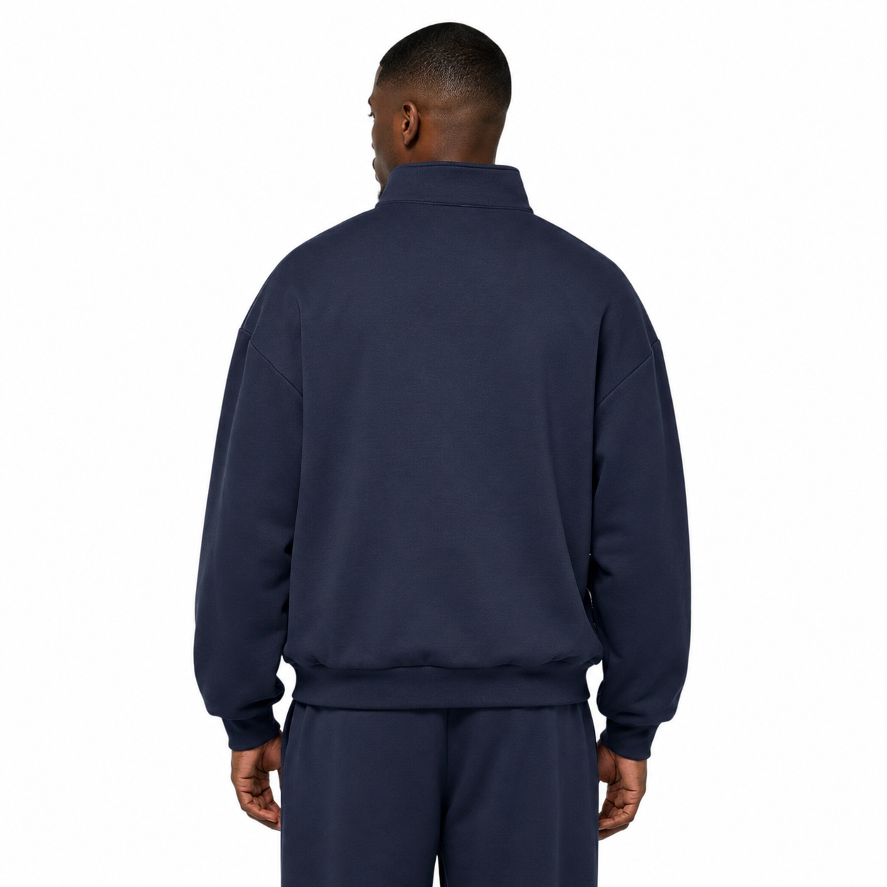 Sudadera Hoodie Alo Zip Azul Navy