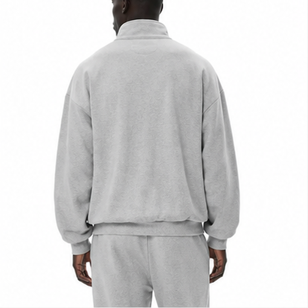 Sudadera Hoodie Alo Zip Gris