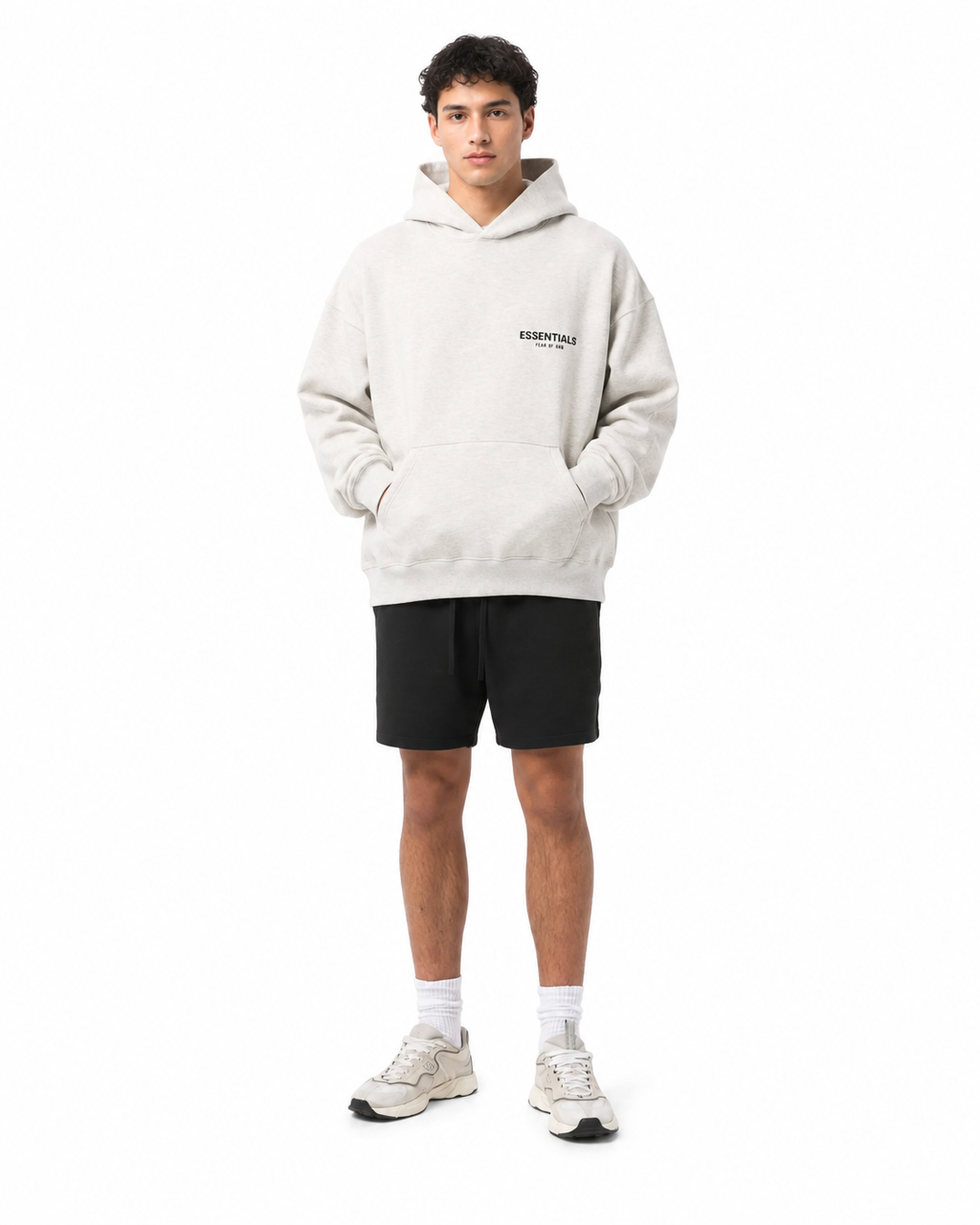 Hoodie Essentials Light Oat Meal