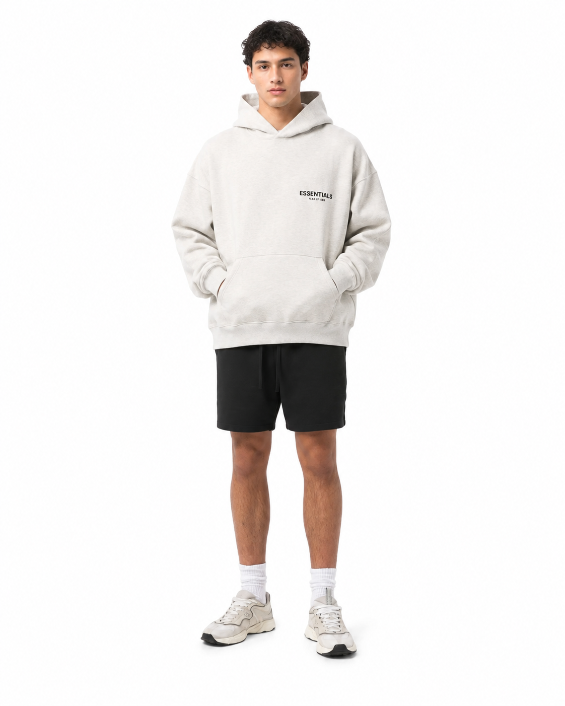 Hoodie Essentials Light Oat Meal